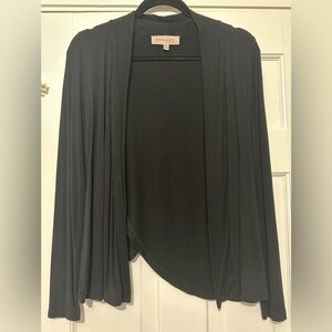 Philosophy Black Draped Cardigan